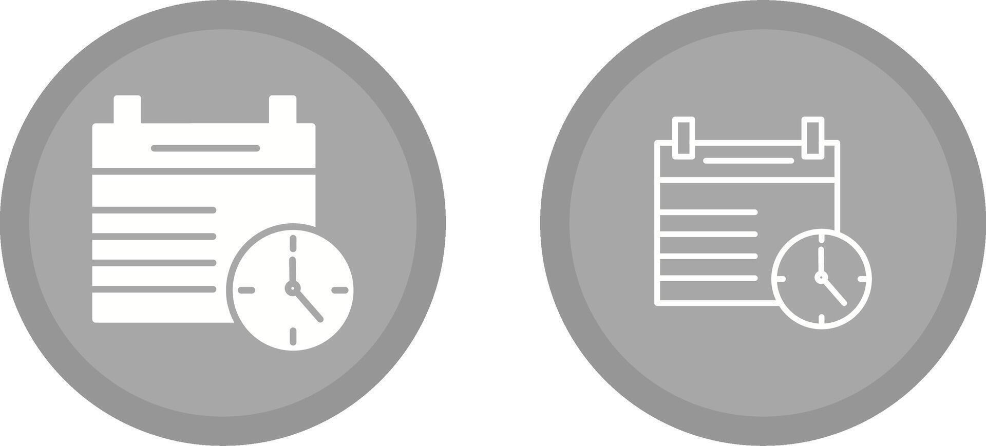 icono de vector de reloj