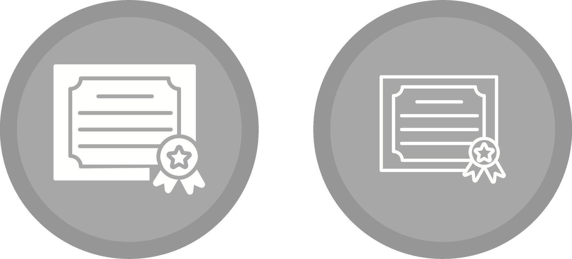 Certificate Vector Icon