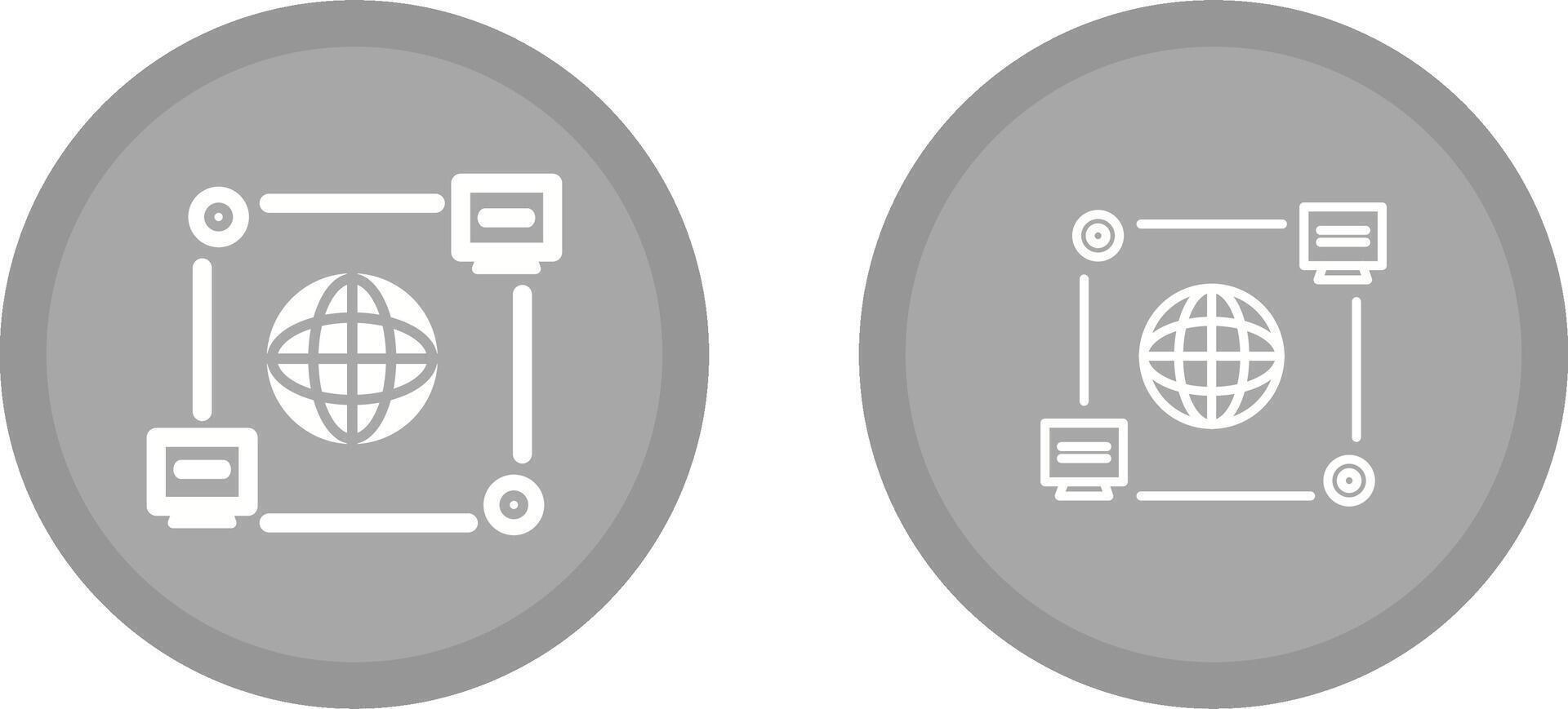 Computer Connection Vector Icon