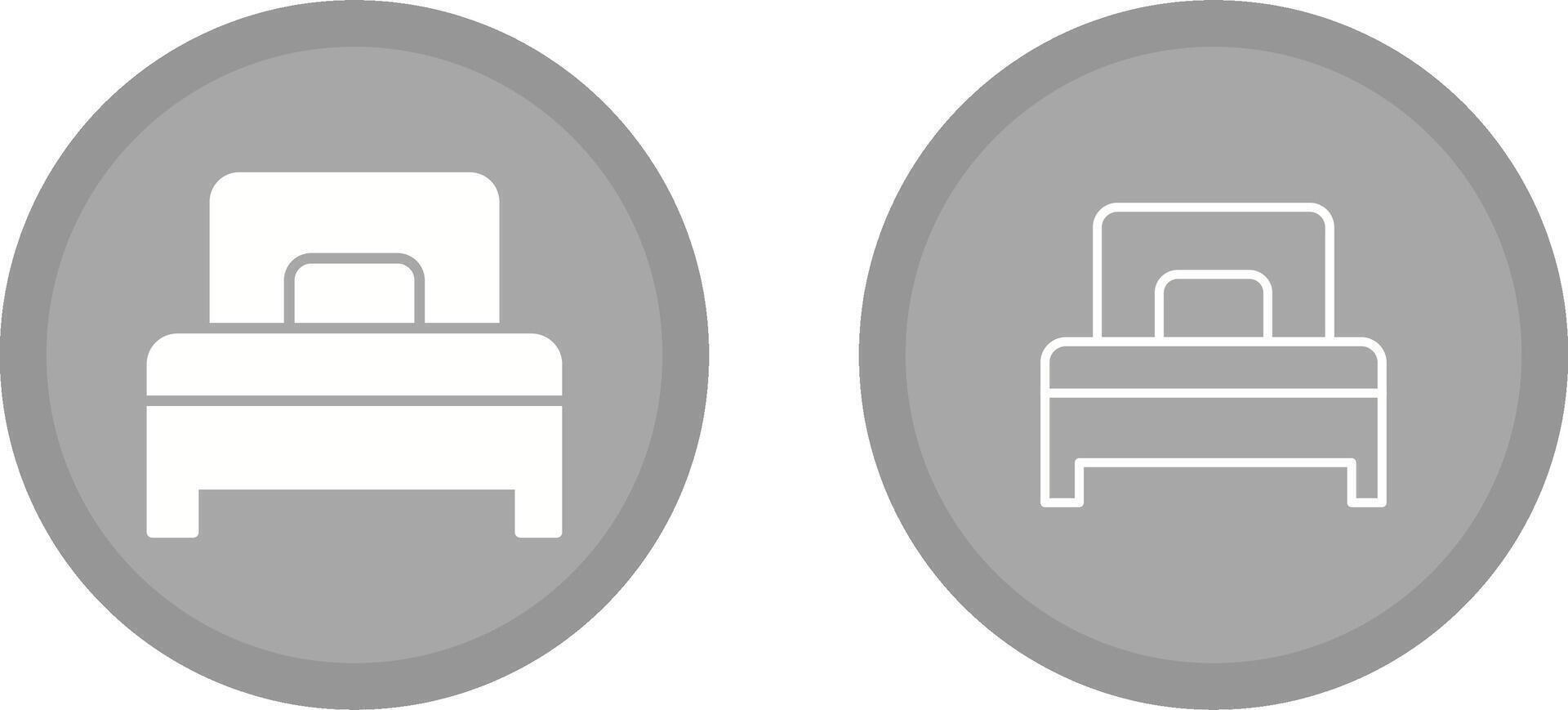 Single Bed Vector Icon