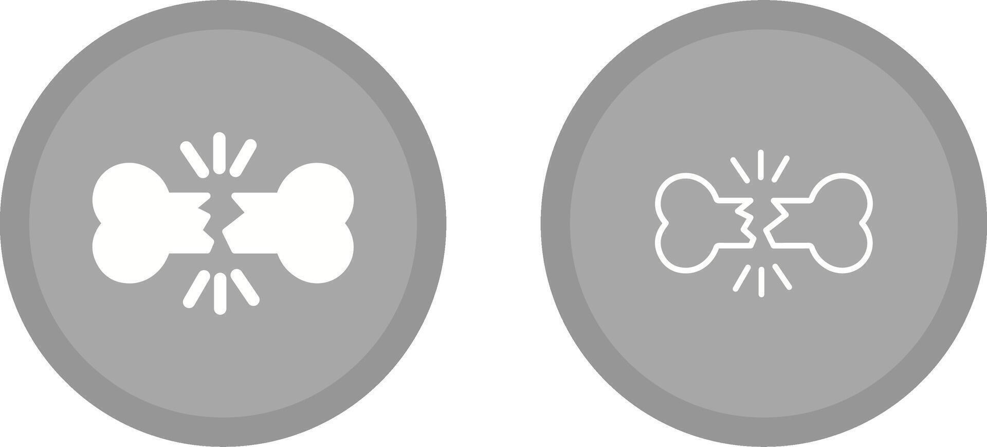 Bone Fracture Vector Icon