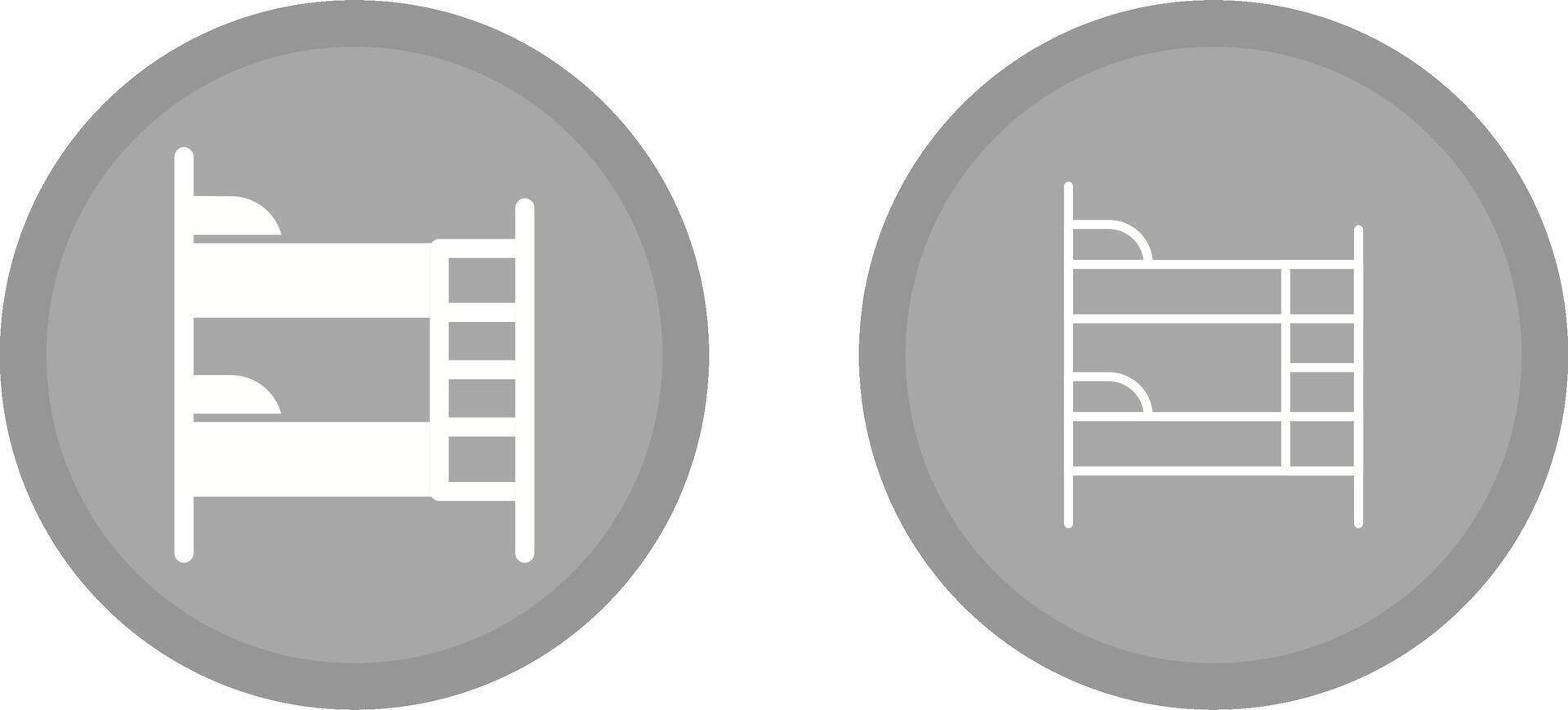 Bunk bed Vector Icon