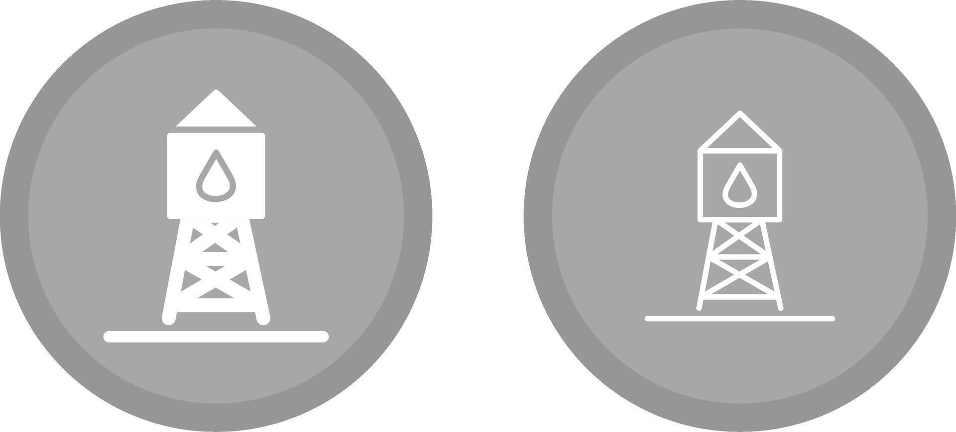 Water Tower Vector Icon