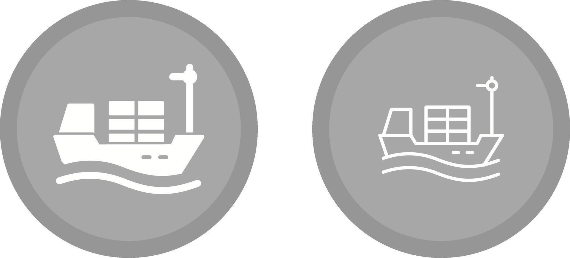 Cargo Ship I Vector Icon