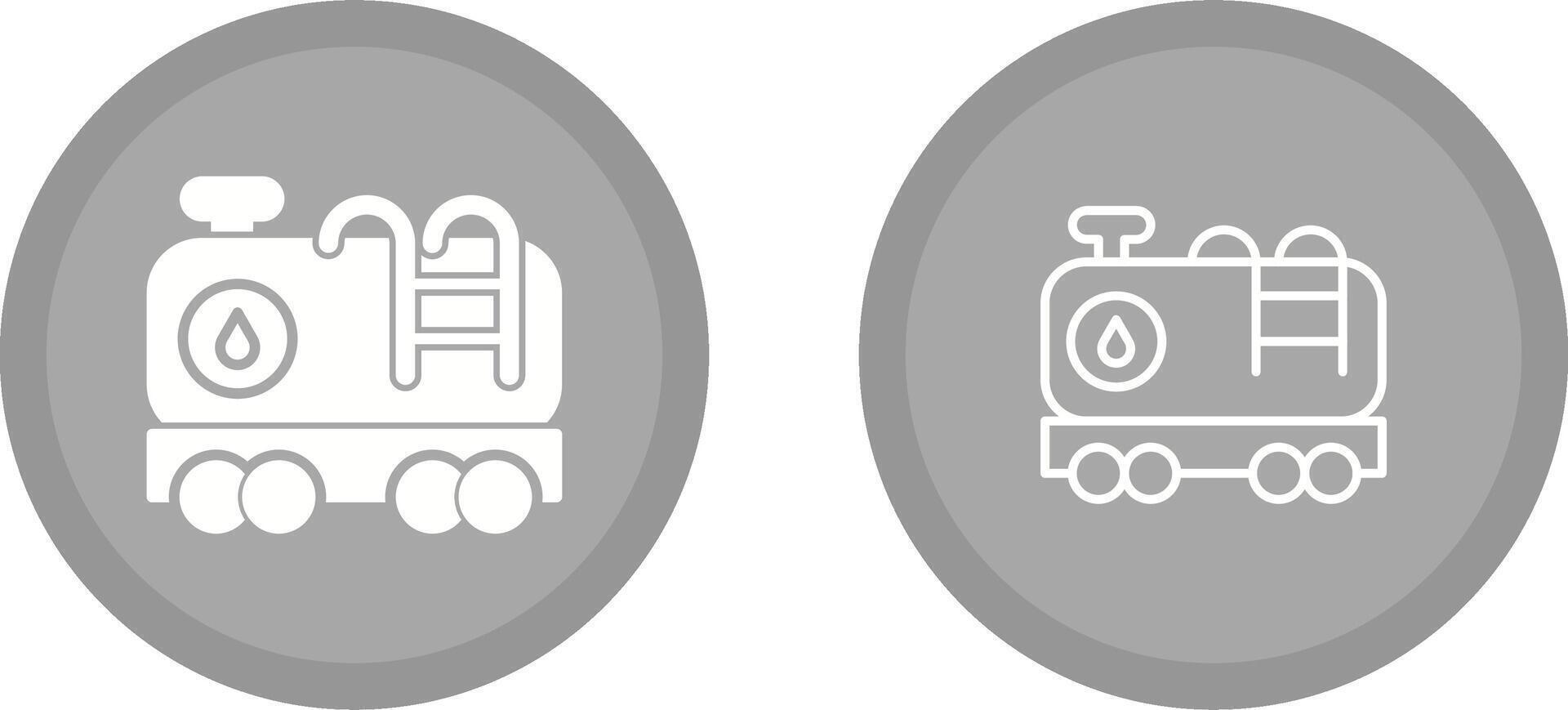 Tank Wagon Vector Icon