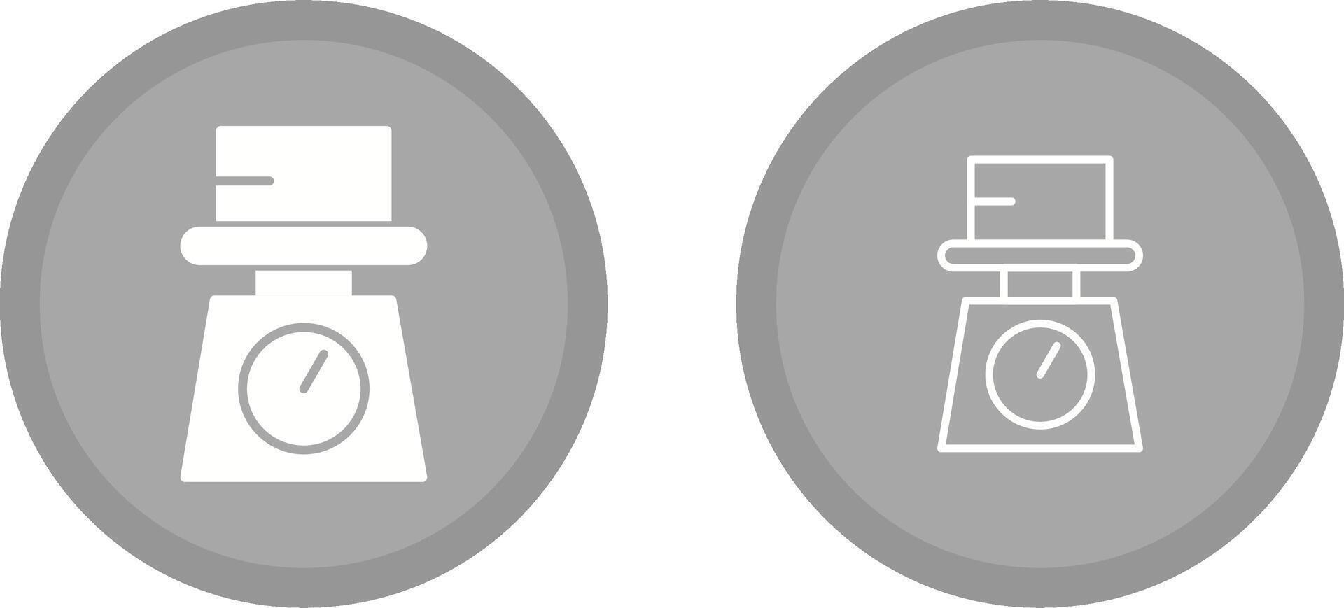 Weight Scale Vector Icon