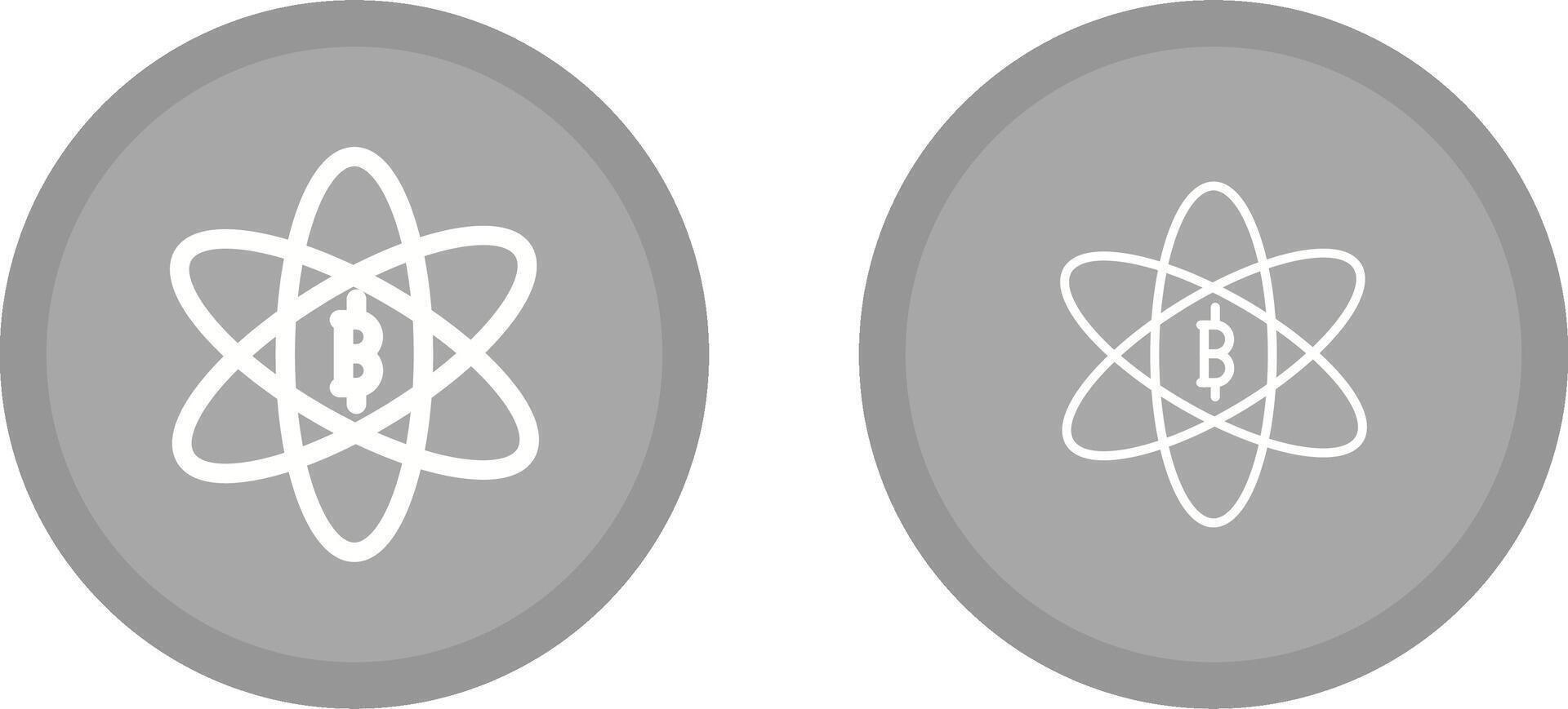 Bitcoin Science Vector Icon