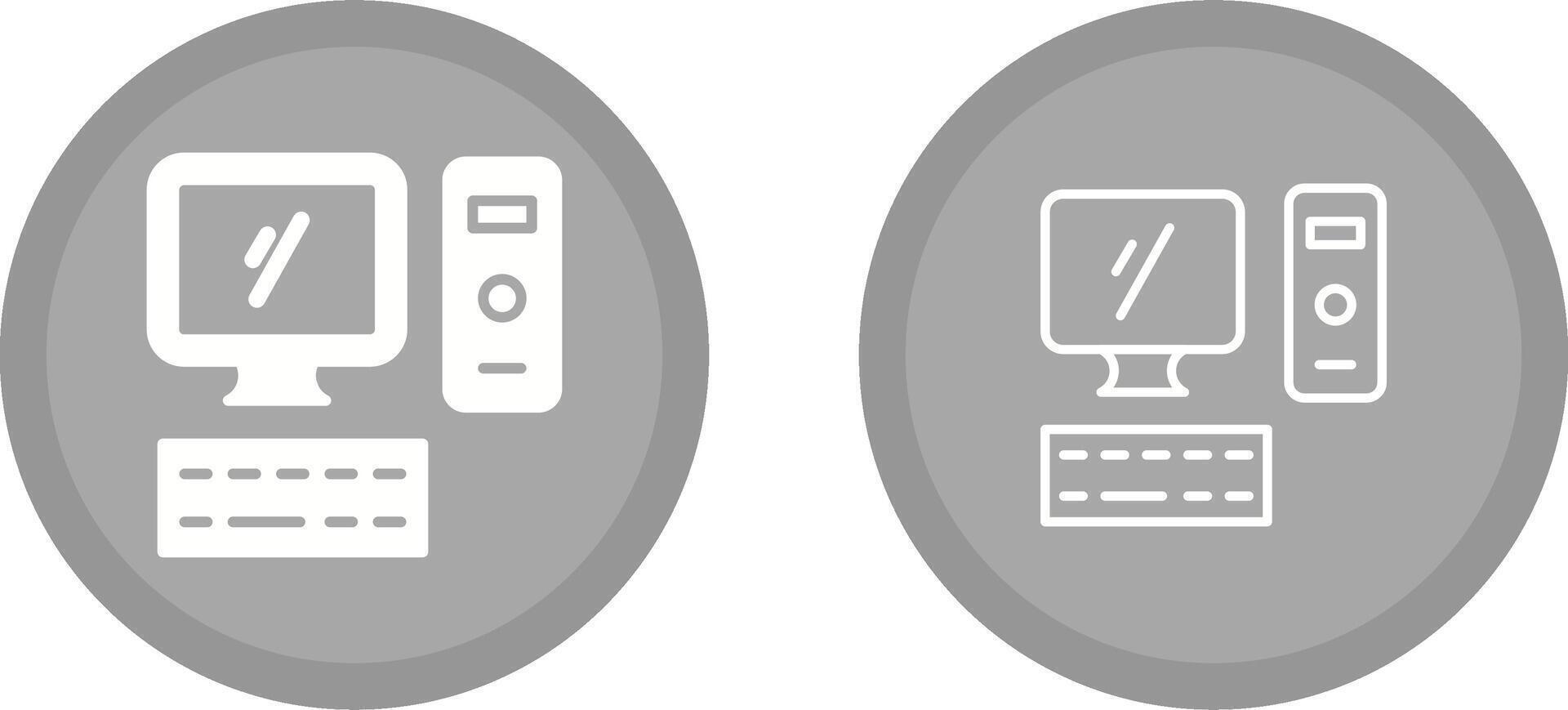 Computer Vector Icon