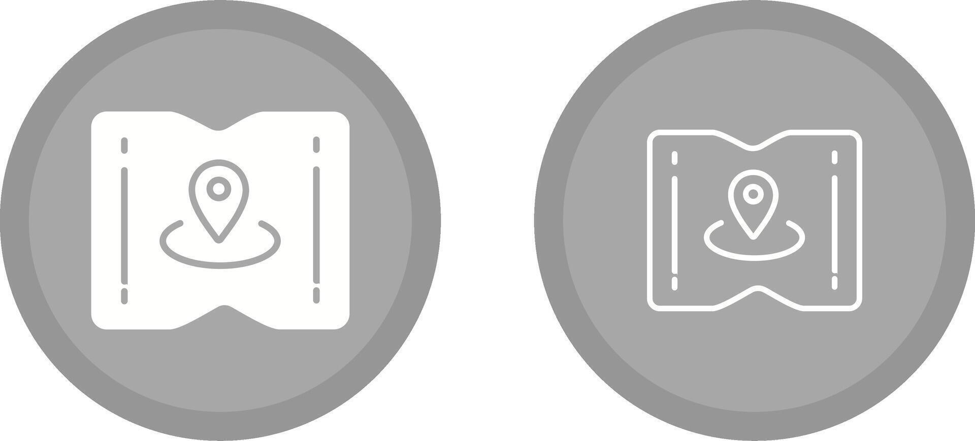 Map and Location Vector Icon