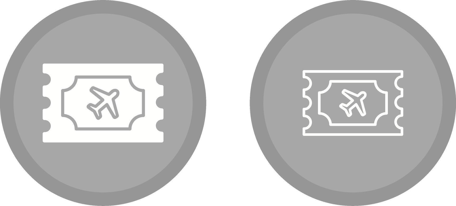 Plane Tickets Vector Icon