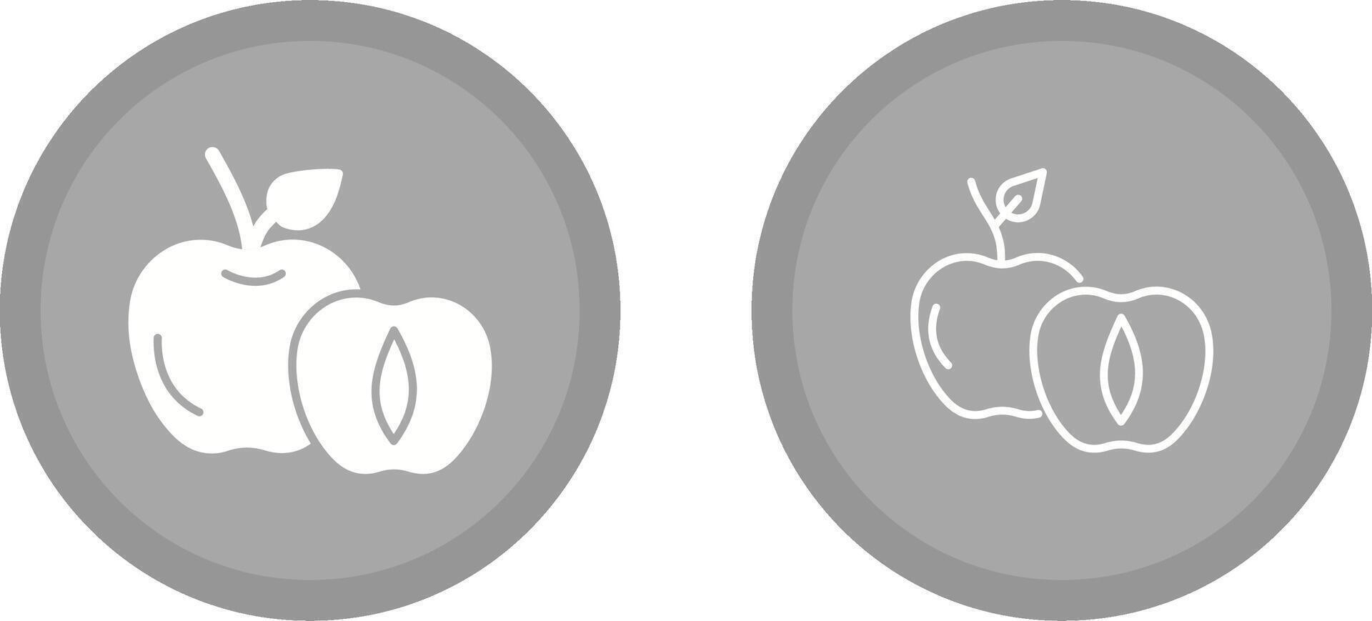 Apricot Vector Icon