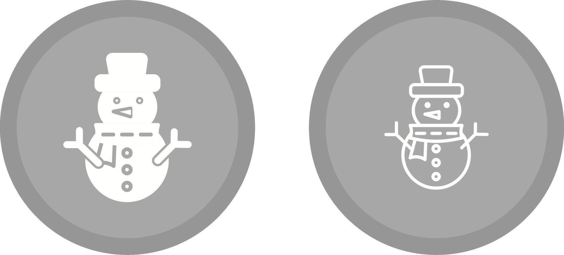Snowman Vector Icon