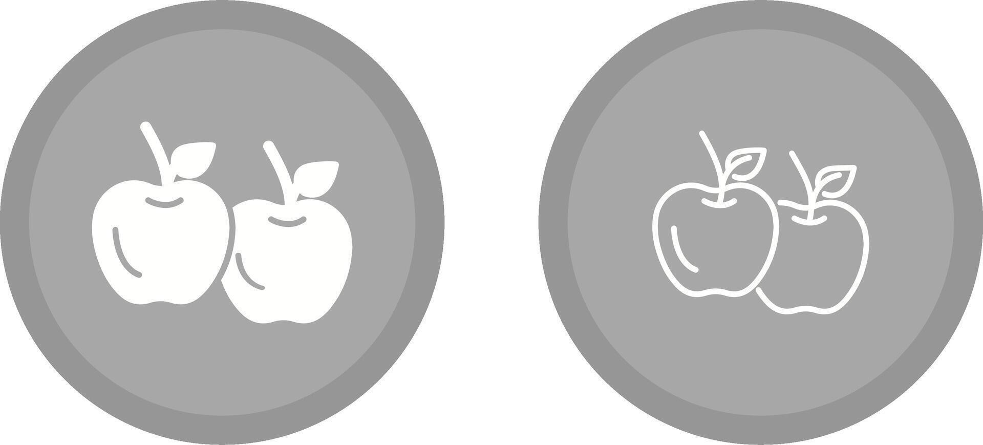 icono de vector de manzana