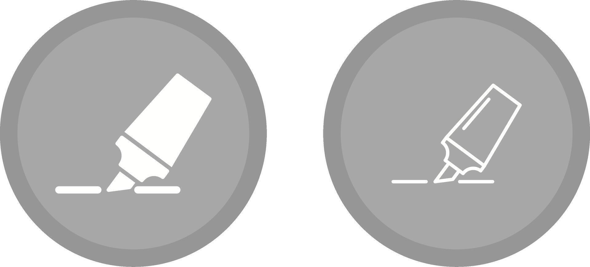 Highlights Marker Vector Icon