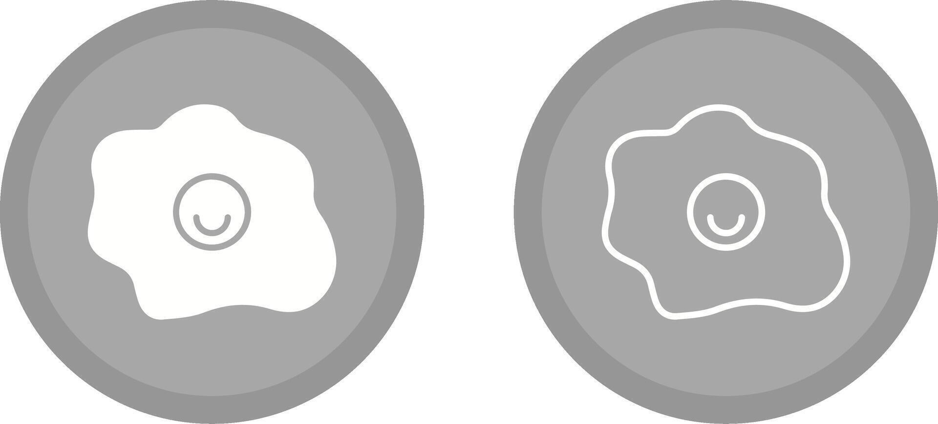 Fried Egg Vector Icon