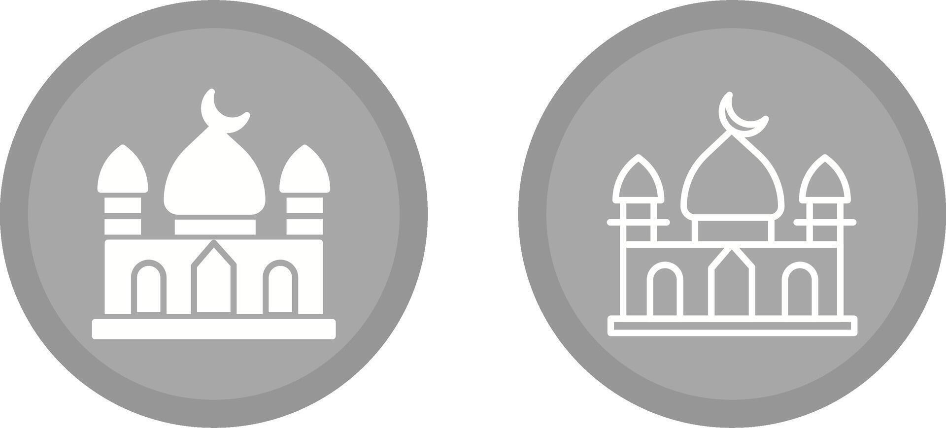 icono de vector de mezquita