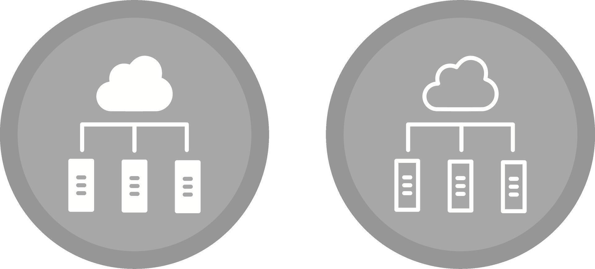Digital Library Vector Icon