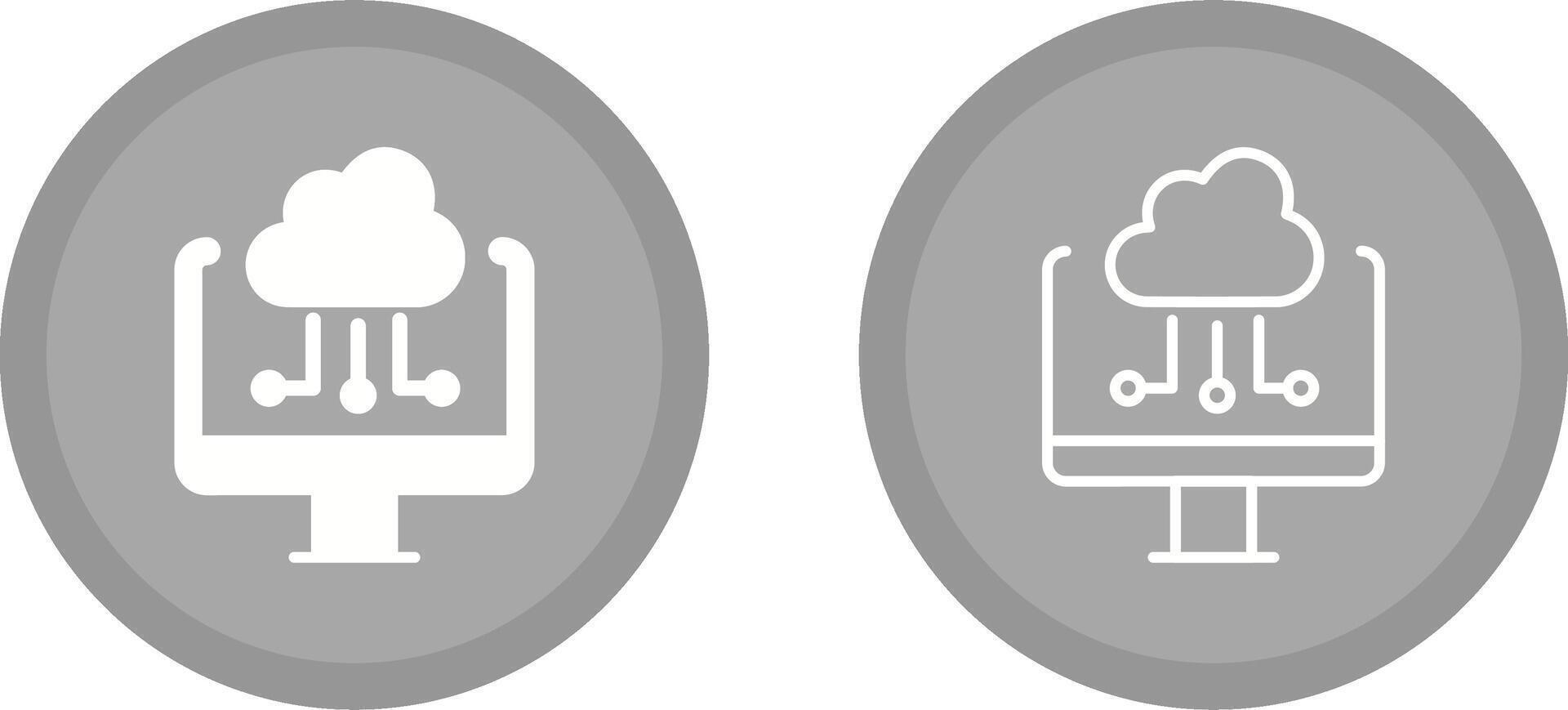 Cloud Computing Vector Icon