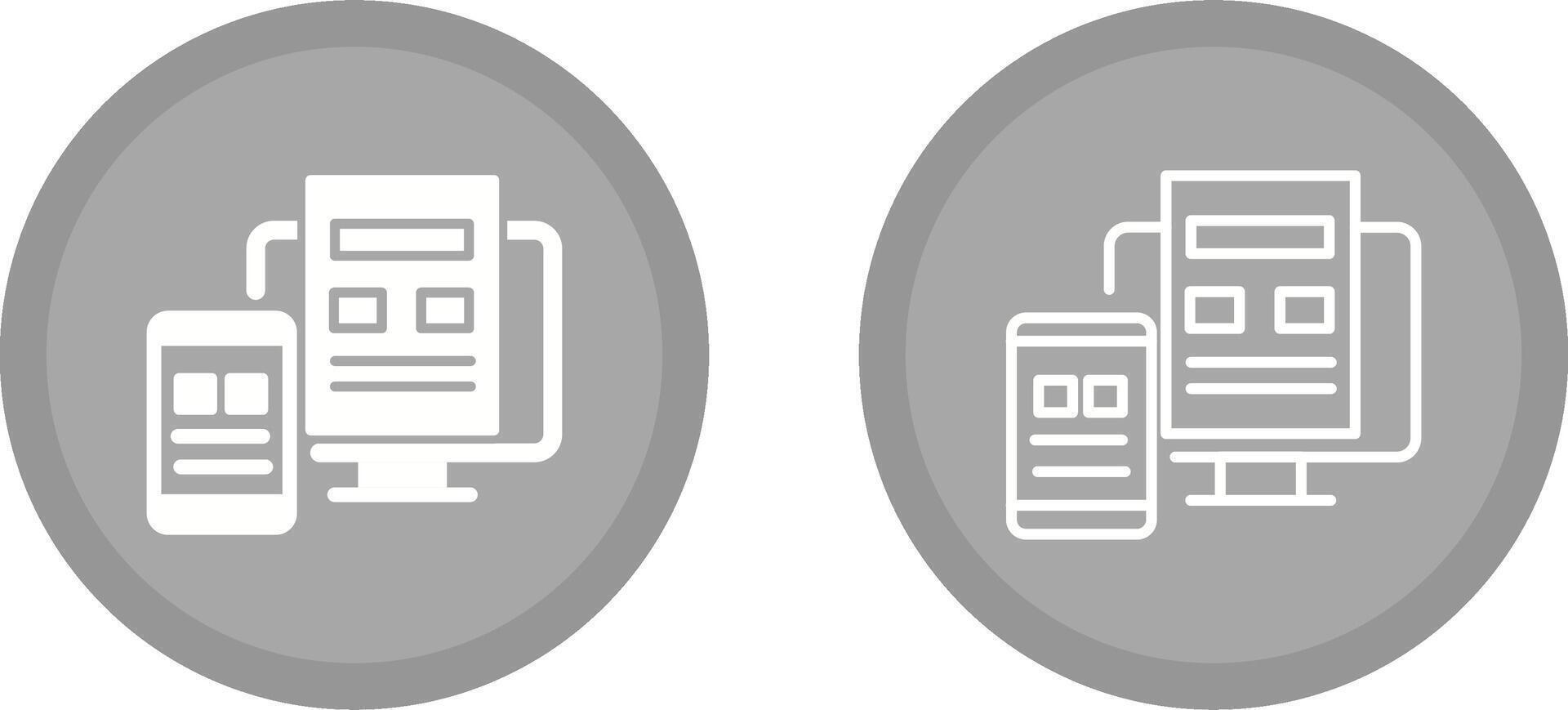 Adaptive Layout Vector Icon