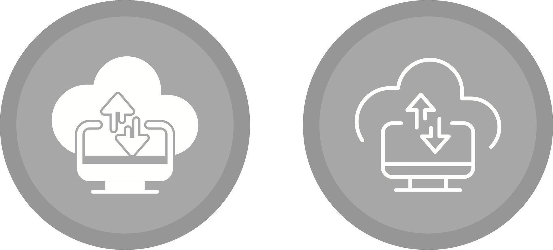 Data Transfer Vector Icon