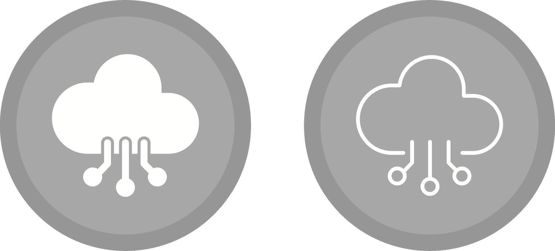 Cloud Computing Vector Icon
