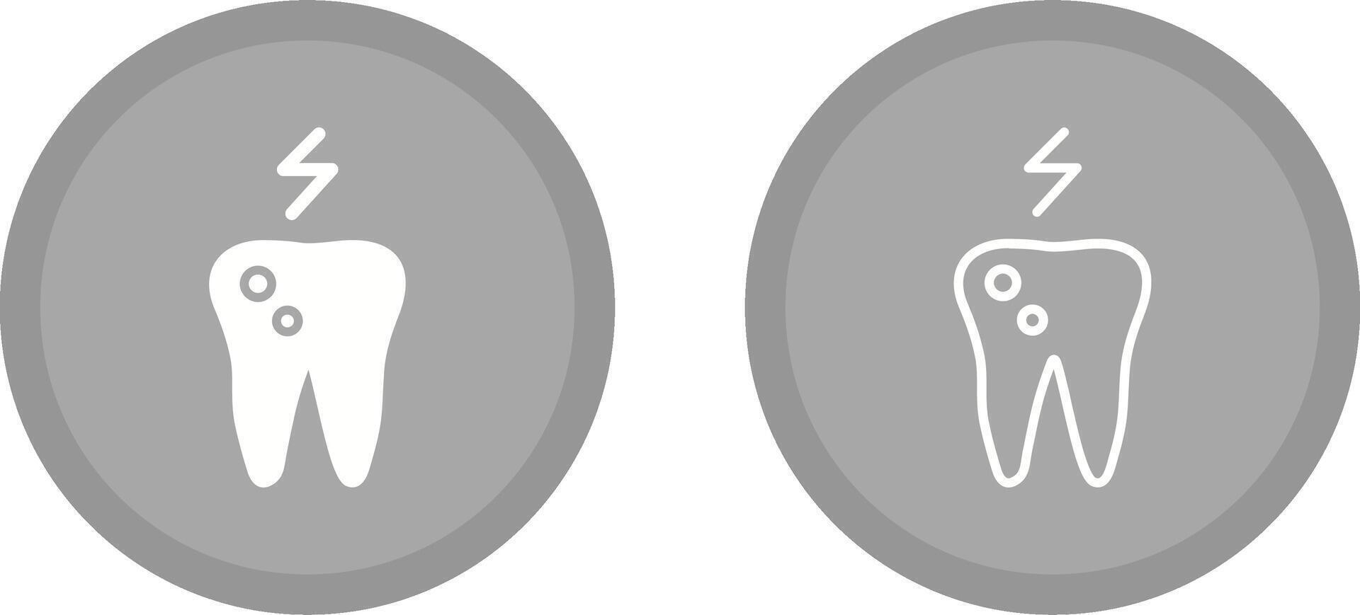 Toothache And Plaque Vector Icon