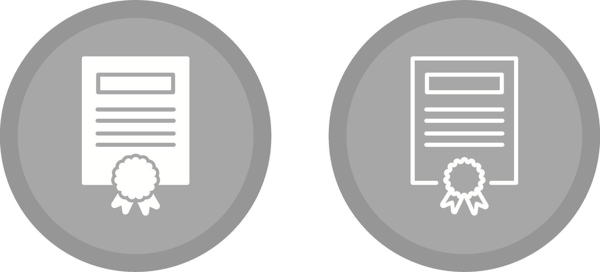 Certificate Vector Icon