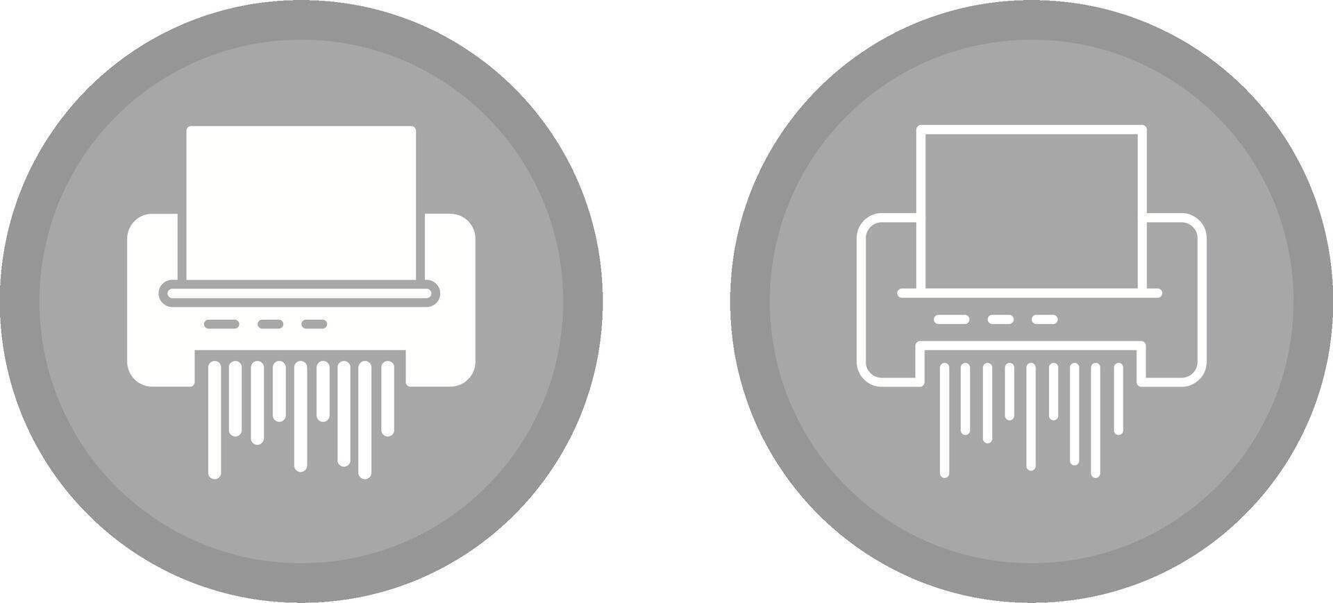 Paper Shredder Vector Icon