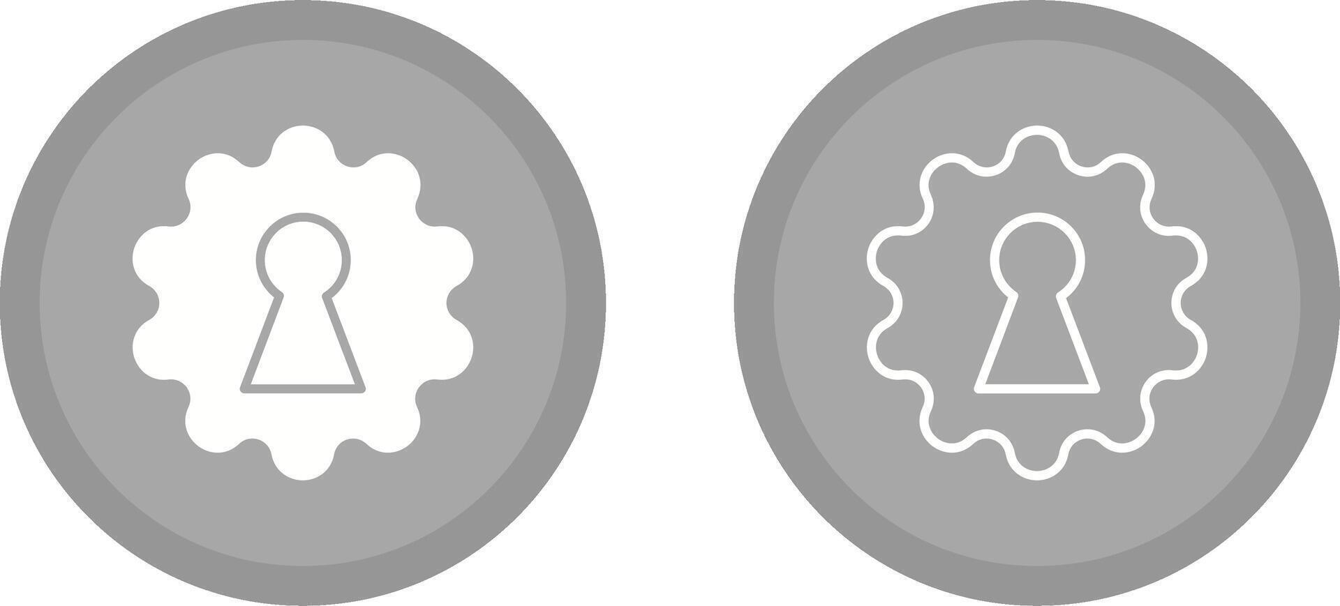 Key Hole Vector Icon