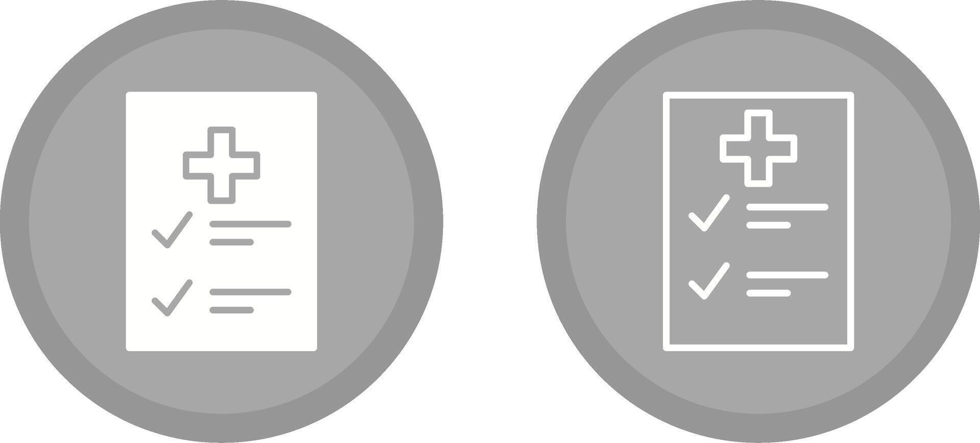 Medical Examination List Vector Icon