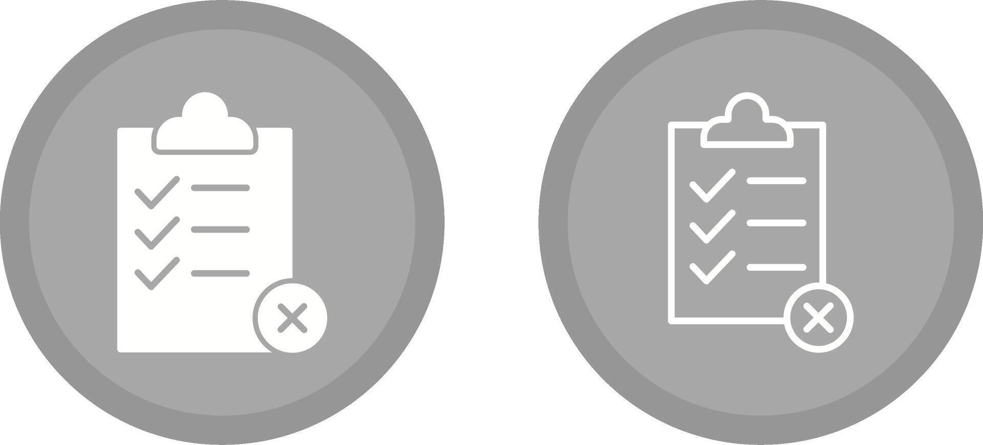 Rejected Vector Icon