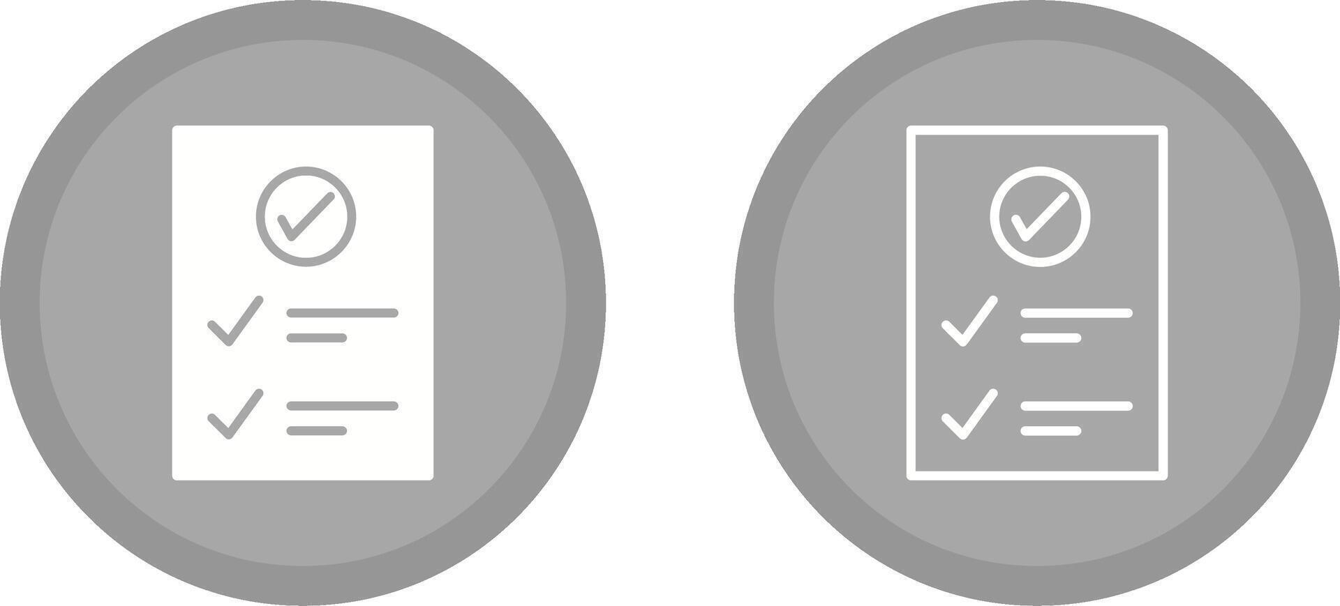 Check Up List Vector Icon