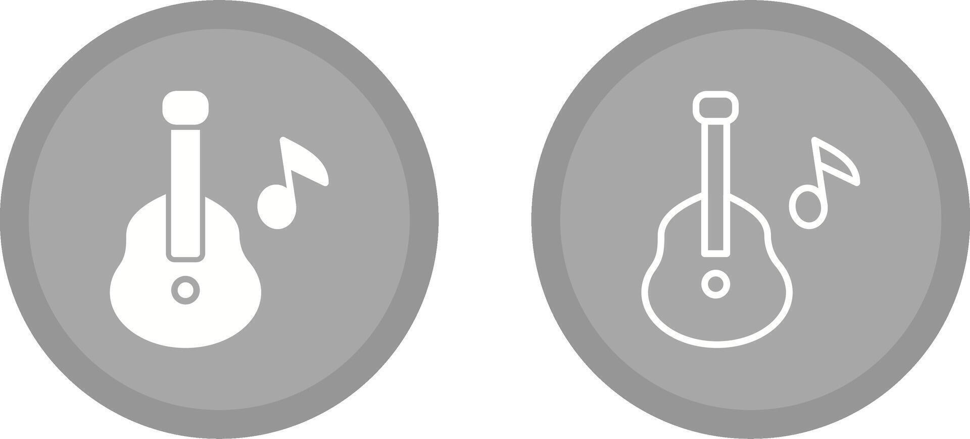 icono de vector de guitarra