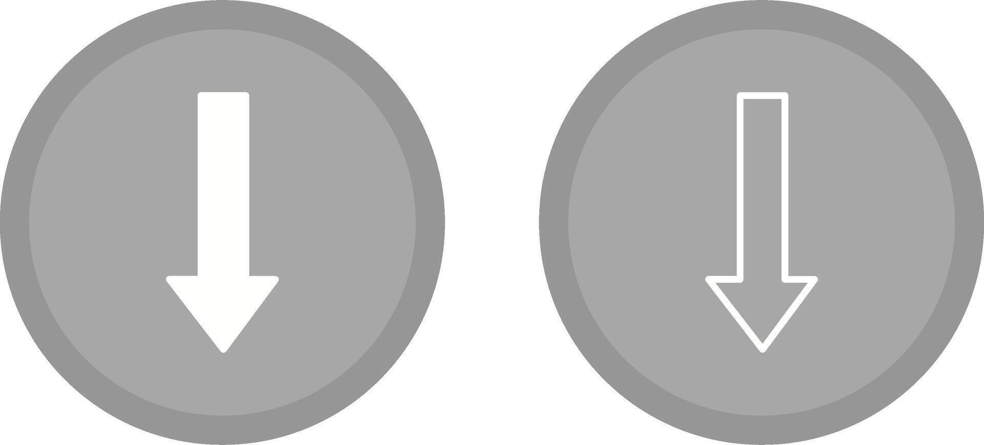 Arrow Down Vector Icon
