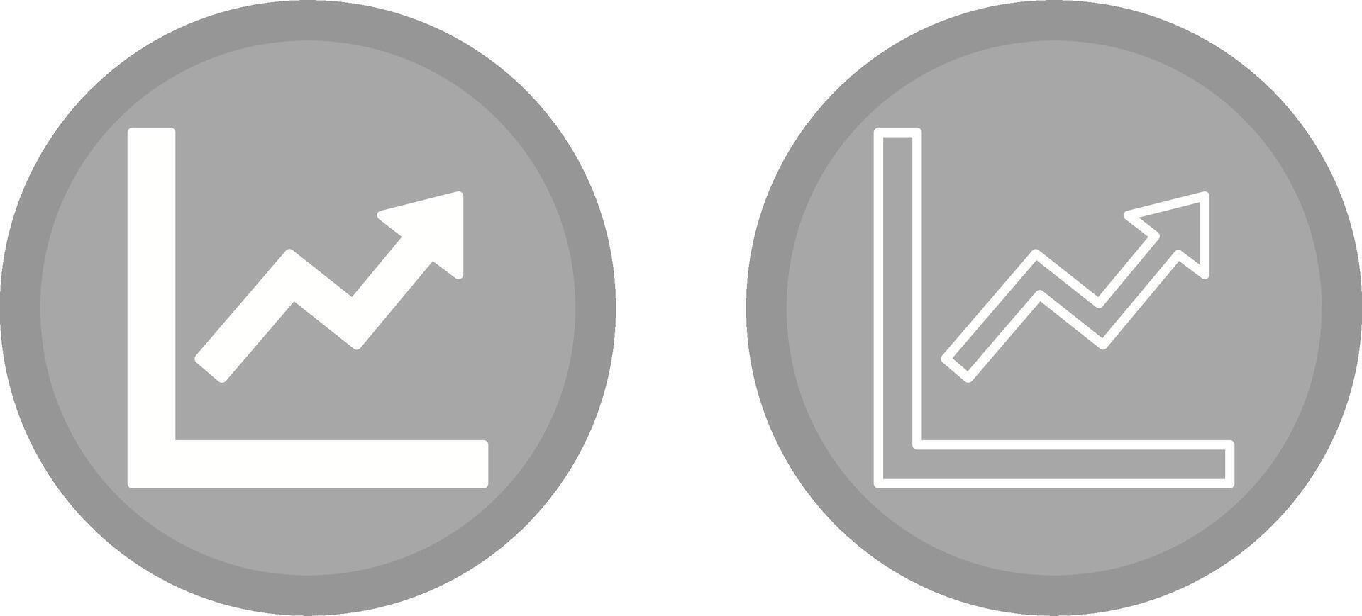 Graph Up Vector Icon