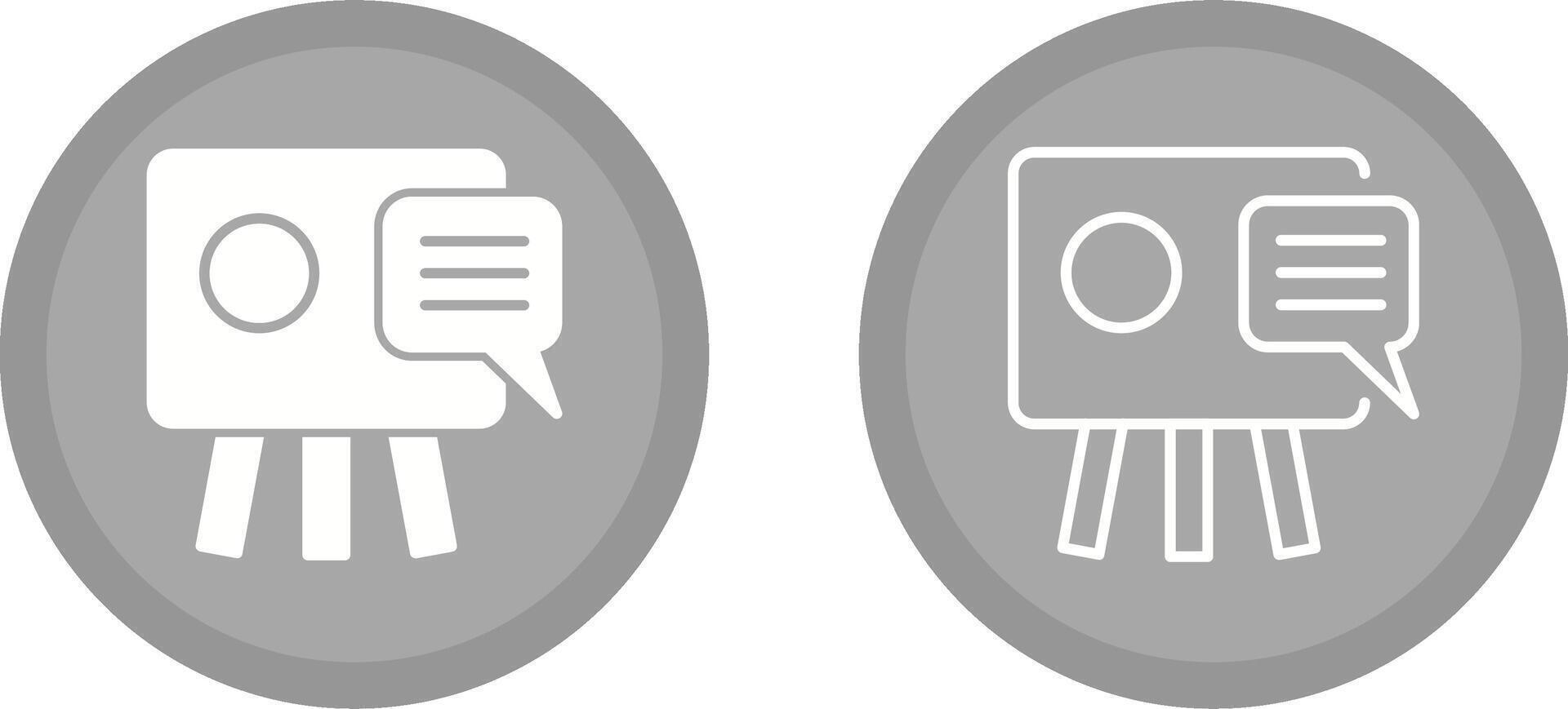 Message Board Vector Icon