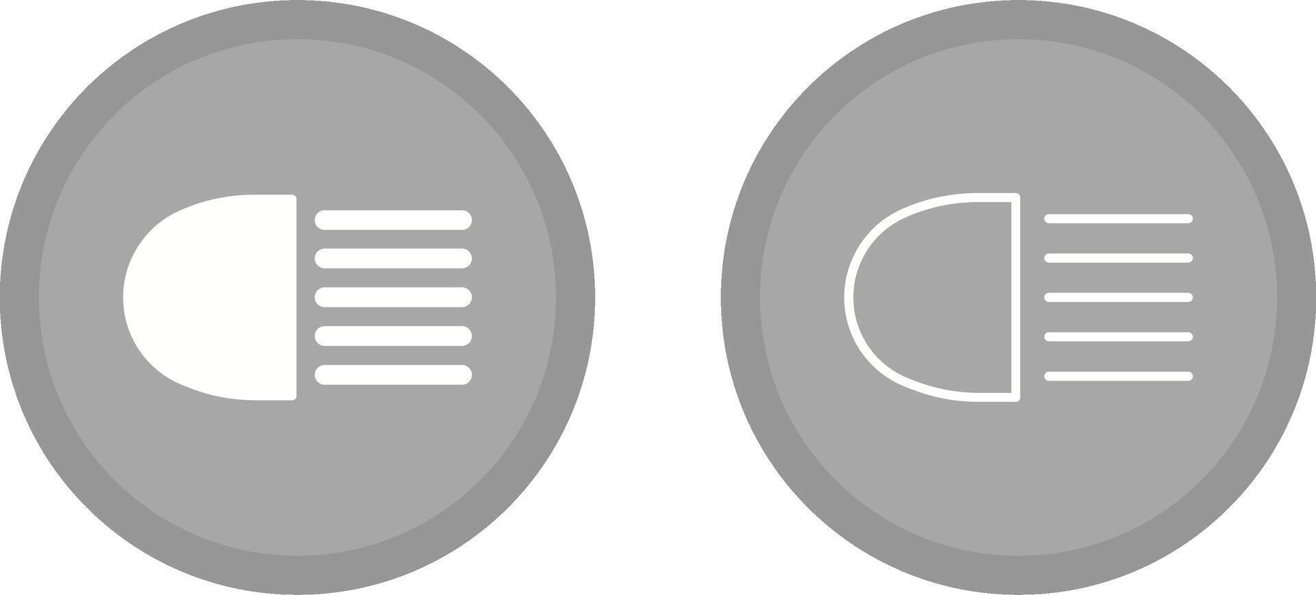 Headlight Vector Icon