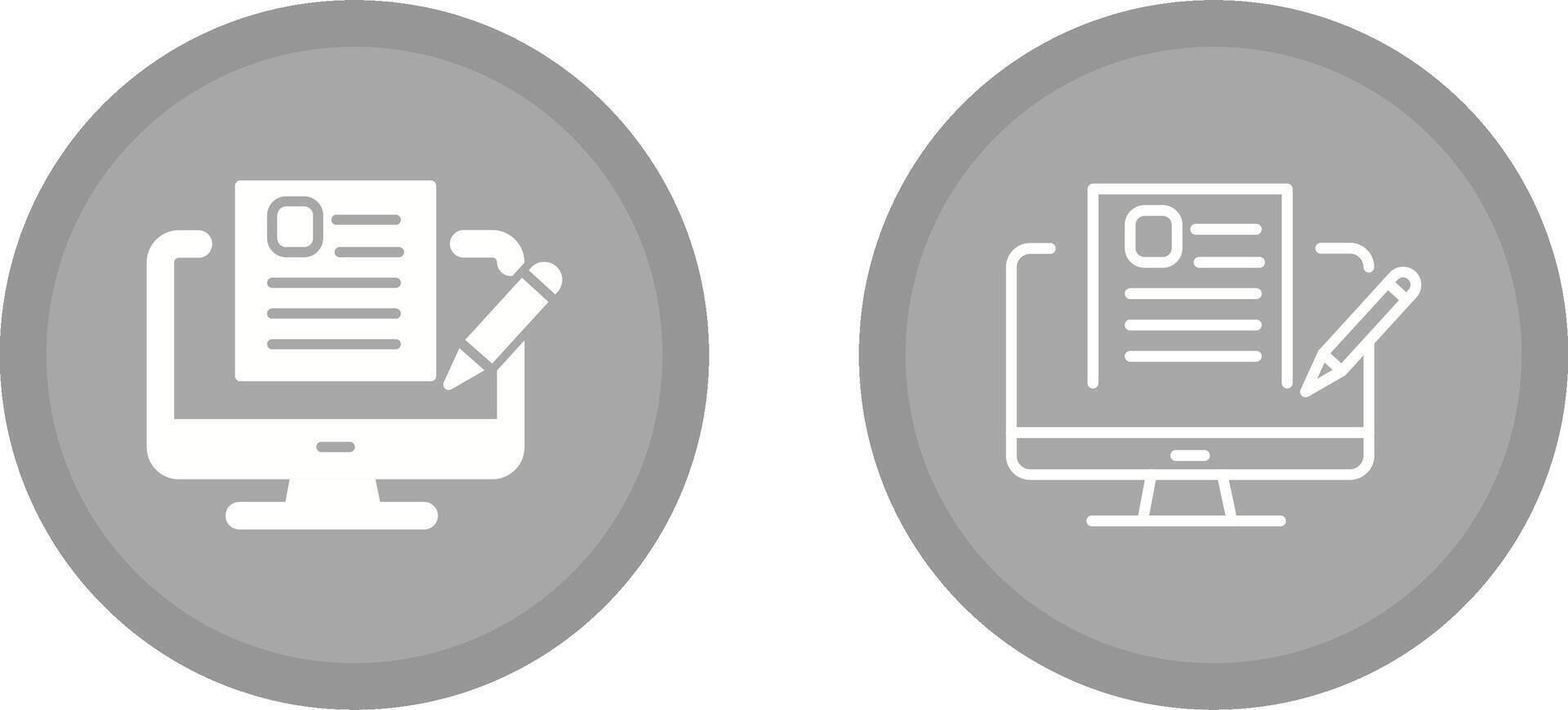 Blog Vector Icon