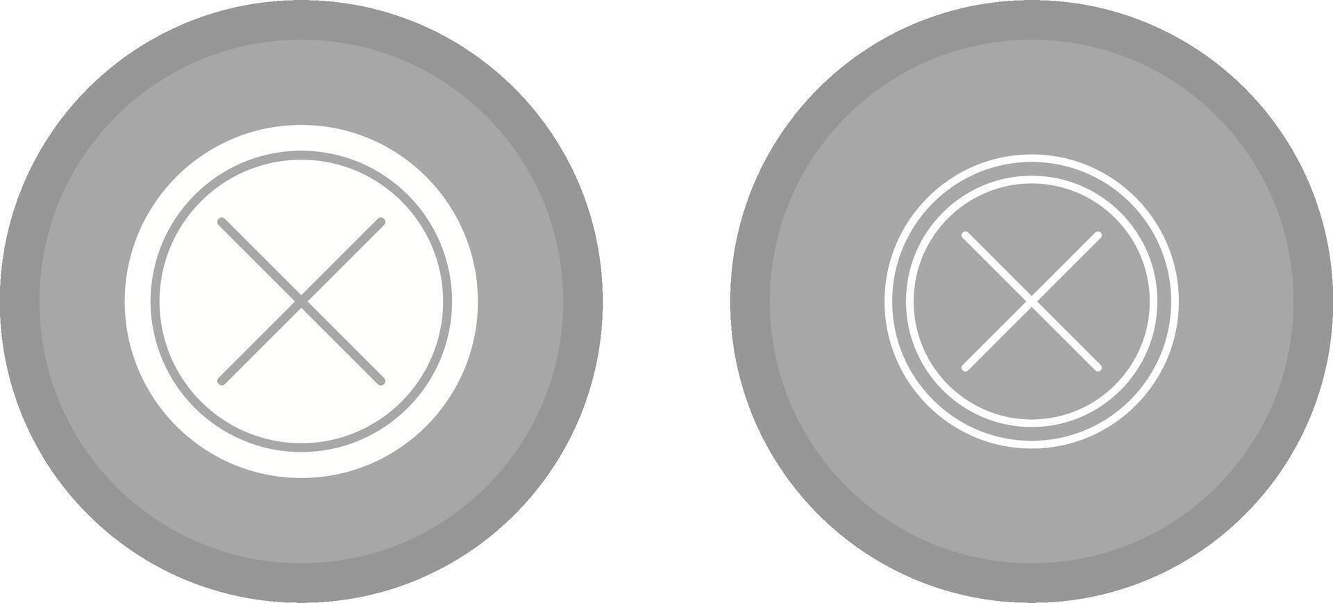 Do Not Cross Vector Icon