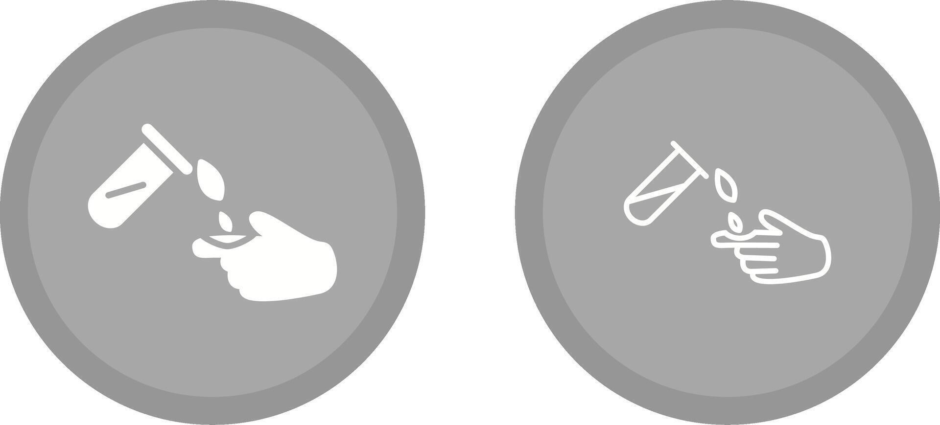 Corrosive Hazard Vector Icon