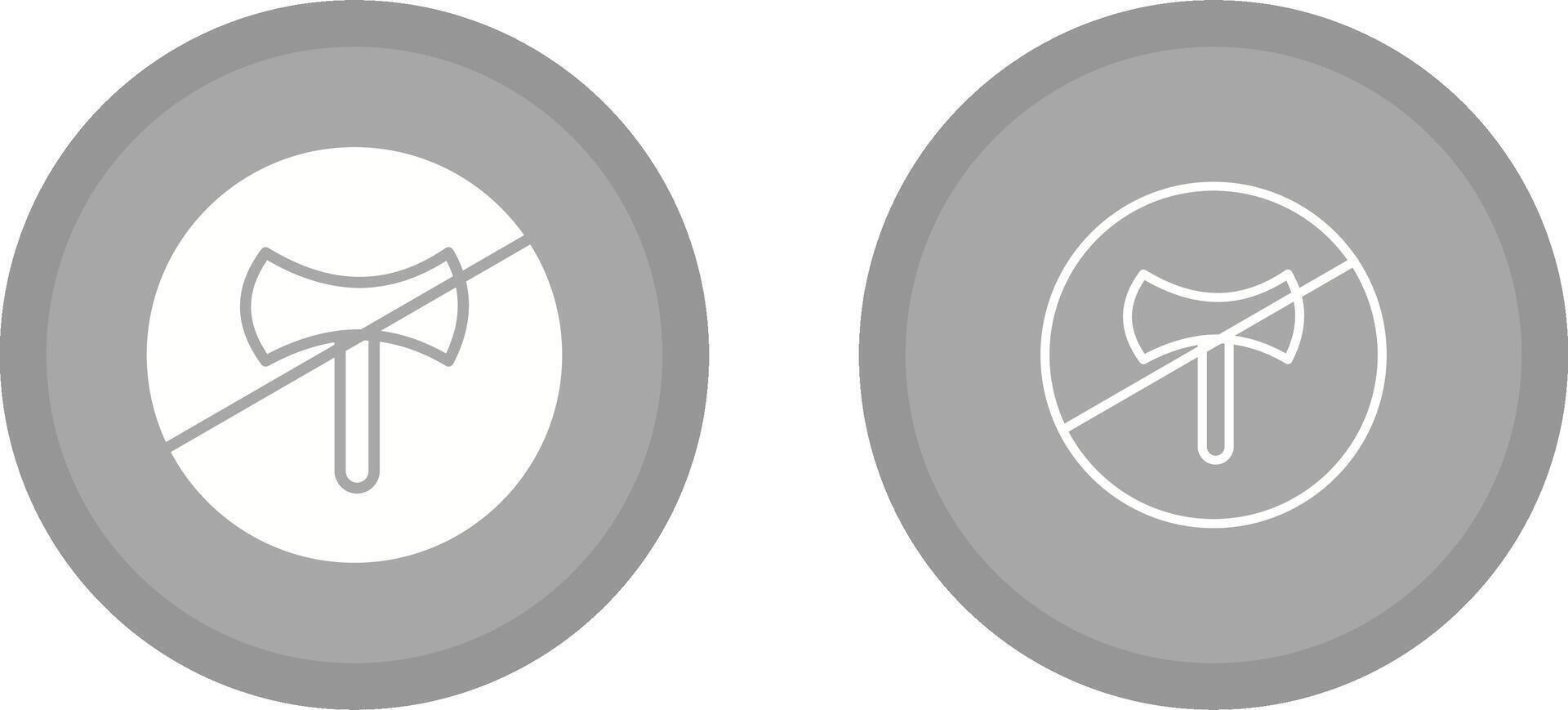 No Weapons Vector Icon