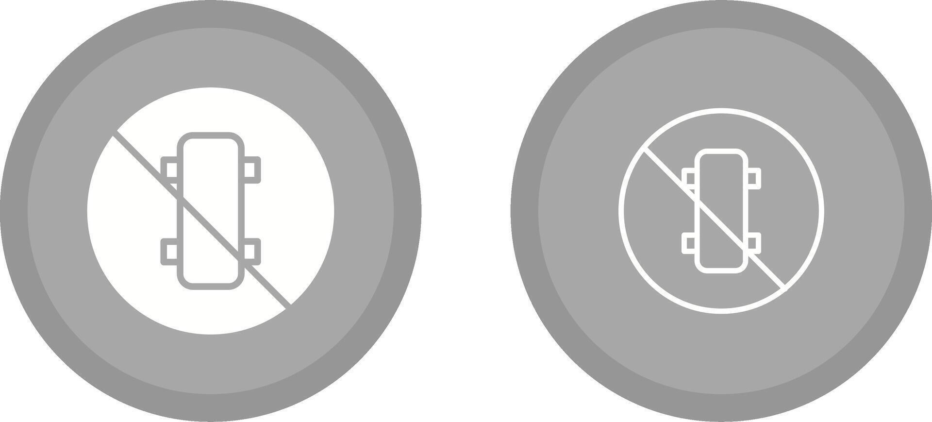 No Skating Vector Icon