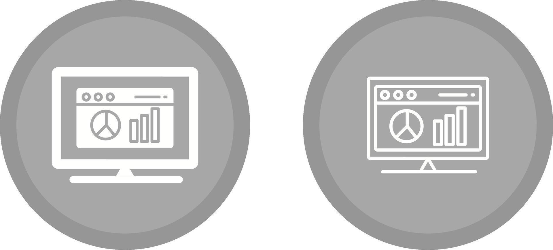 Webpage Statistics Vector Icon