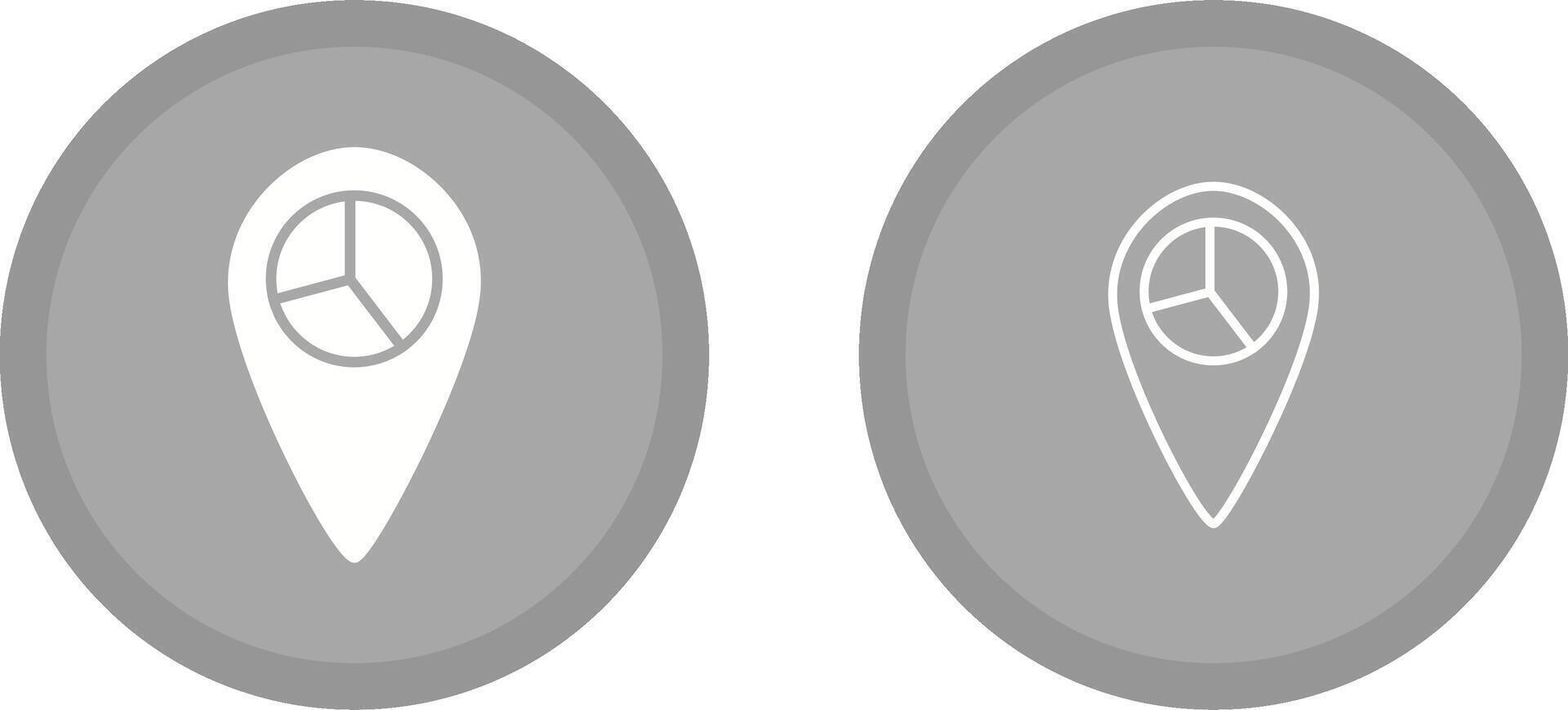 Location Statistics Vector Icon