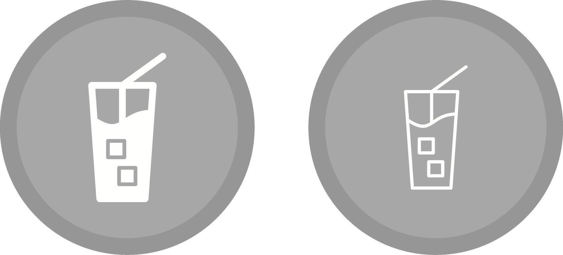 Iced Coffee Vector Icon