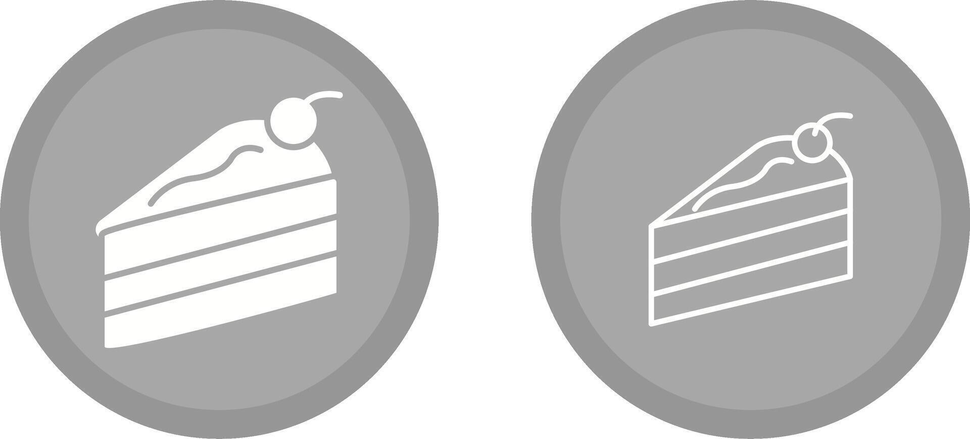 Cake Slice Vector Icon