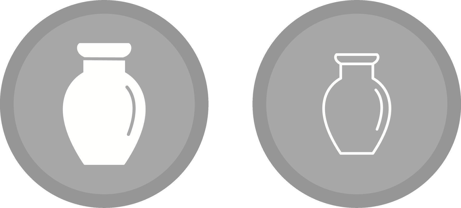Vase Exhibit Vector Icon