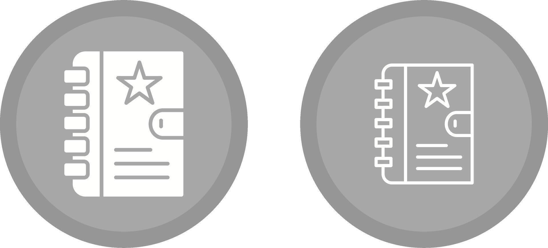 Diary Vector Icon