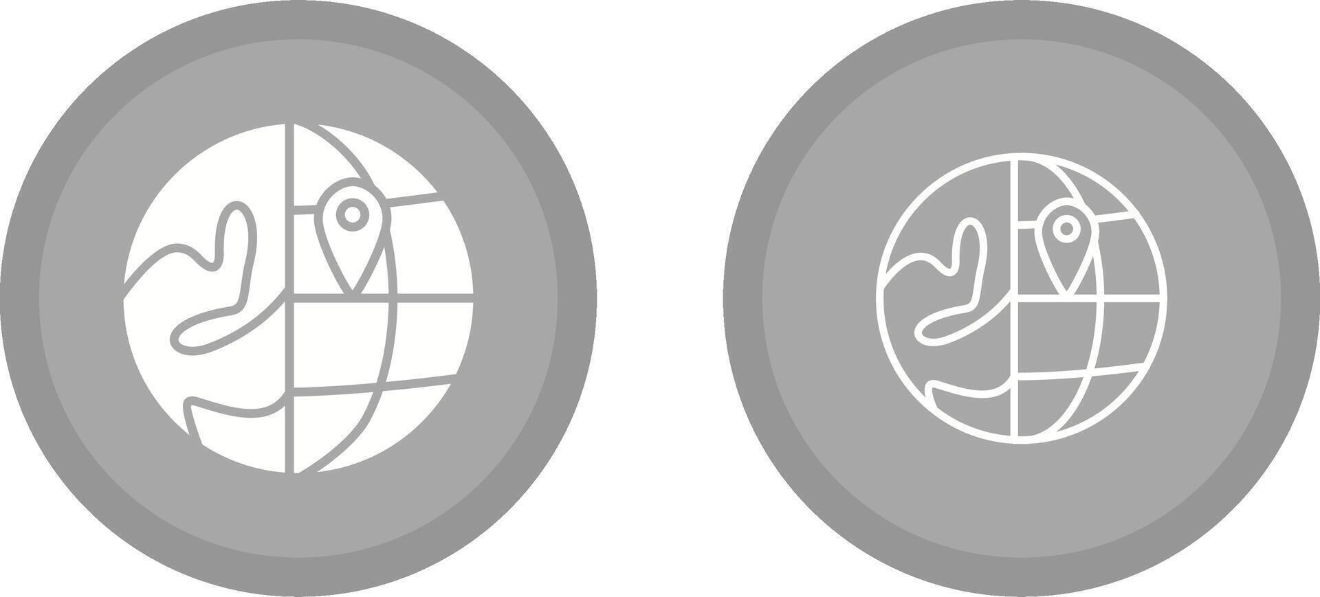 Location on Earth Vector Icon