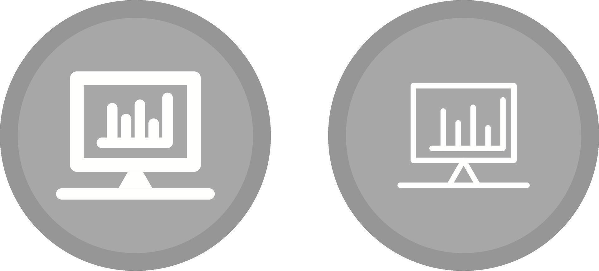 Checked Bar Graph Vector Icon